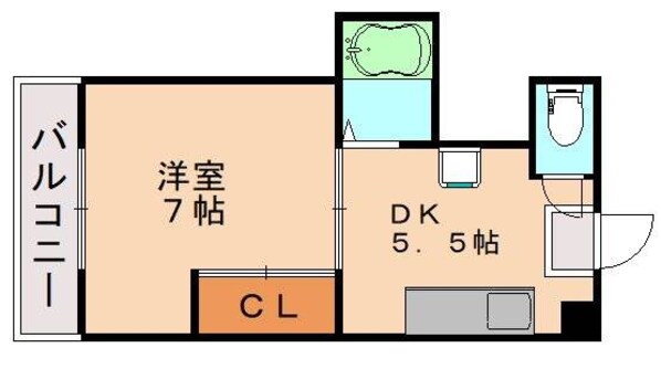 新飯塚駅 徒歩13分 4階の物件間取画像